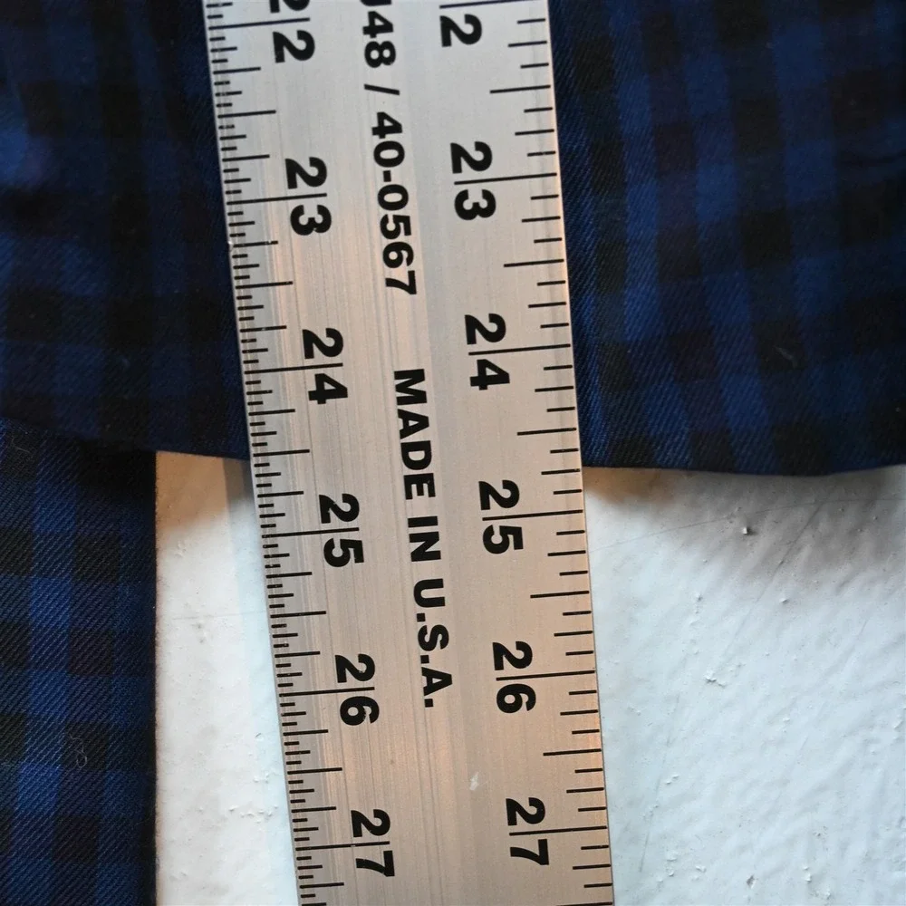 Oak Hill‎ 54R Blue Black Purple Check Mens Blazer Suit Jacket Sport Coat